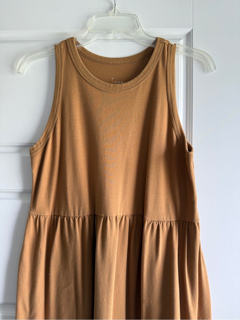 A New Day Tan Tank Midi Dress - Picture 2 of 5